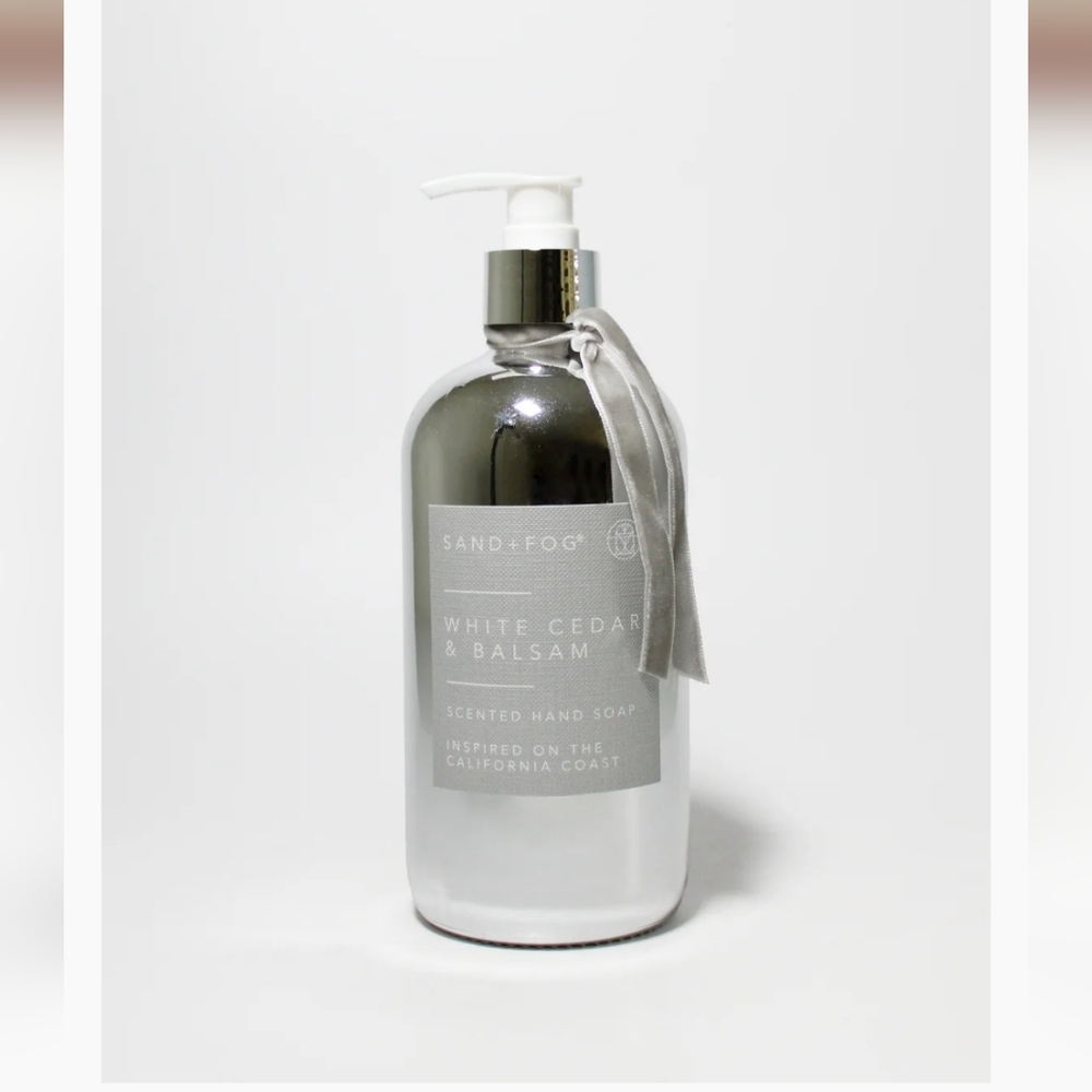 NEW White Cedar & Balsam Sand + Fog Hand Soap 464 ml